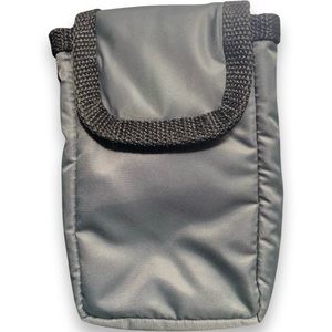 Small Gray Travel Pouch 3.5x5.5